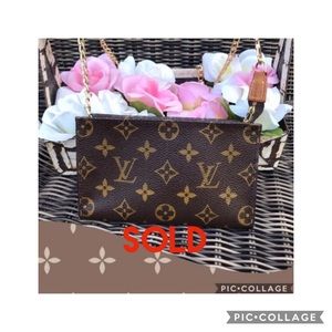 ❗️SOLD ❗️Authentic Louis Vuitton Bucket Pouch 17